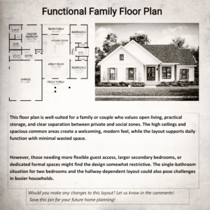Great Insights Of A Stunning Functional Family Floor Plan