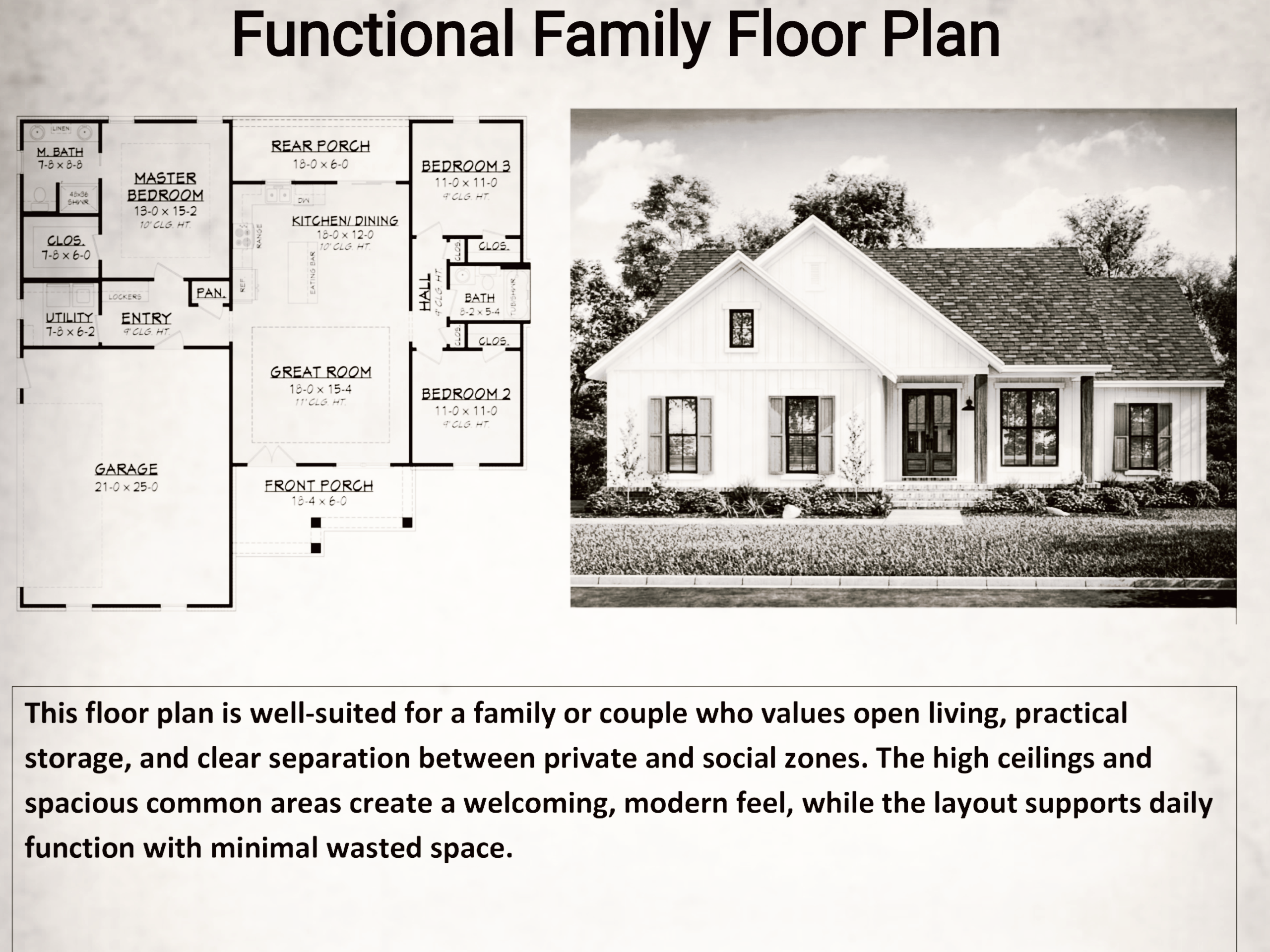 A Stunning Functional Family Floor Plan