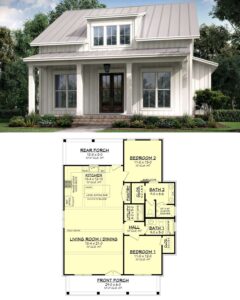 Amazing Single-Story Farmhouse With the Best Compact Floor Plan