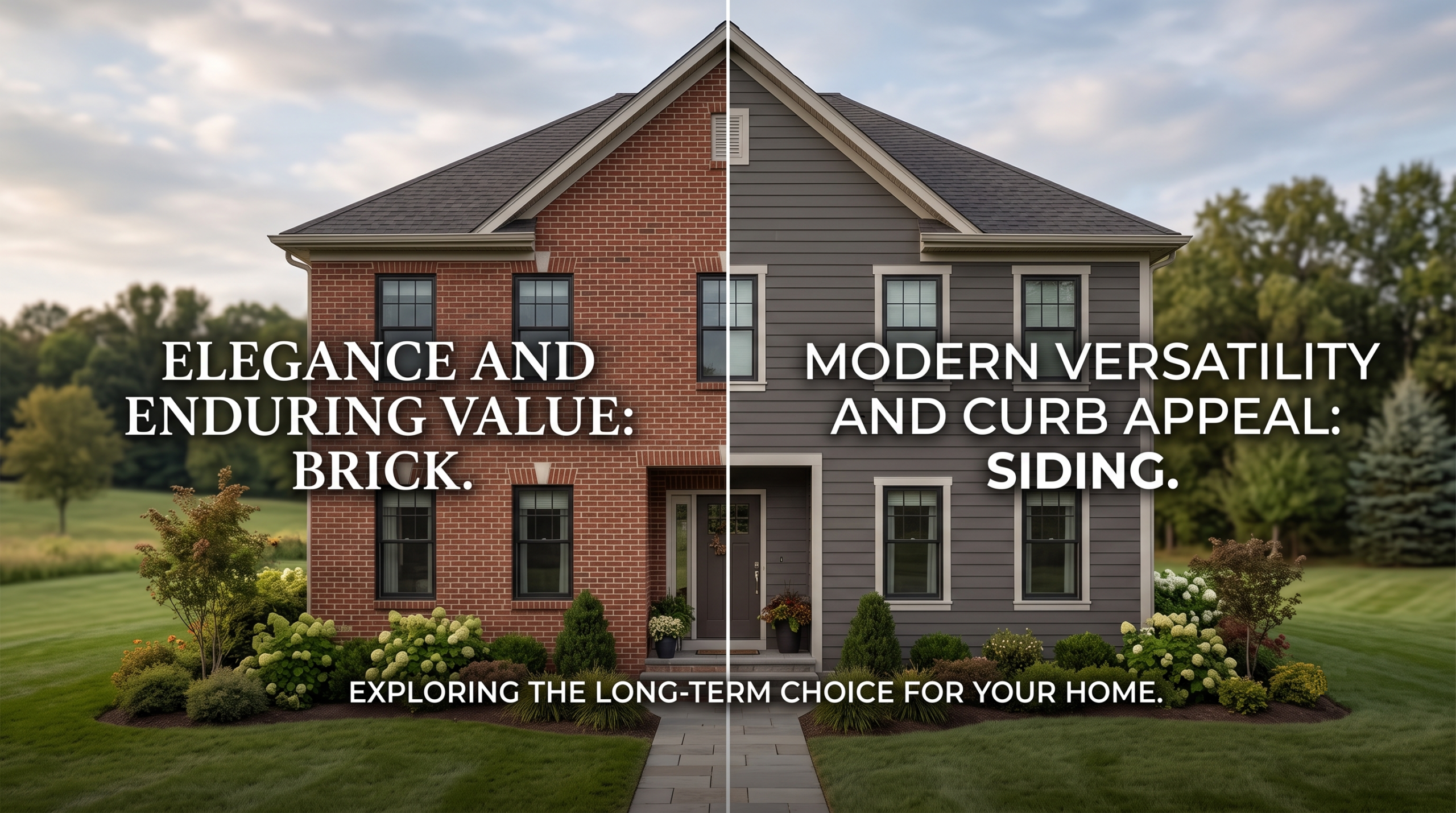 Brick vs. Siding: Which Offers the Best Long-Term Value and Elegance?